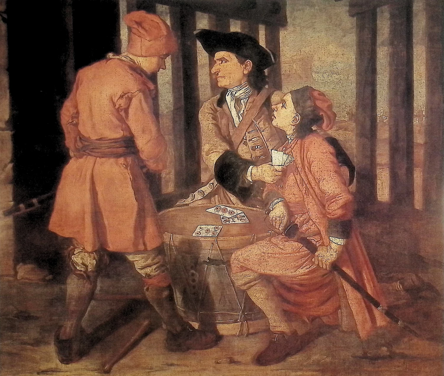 Giacomo Ceruti, il Pitocchetto - Soldati che giocano a carte, Pinacoteca Tosio Martinengo, Brescia